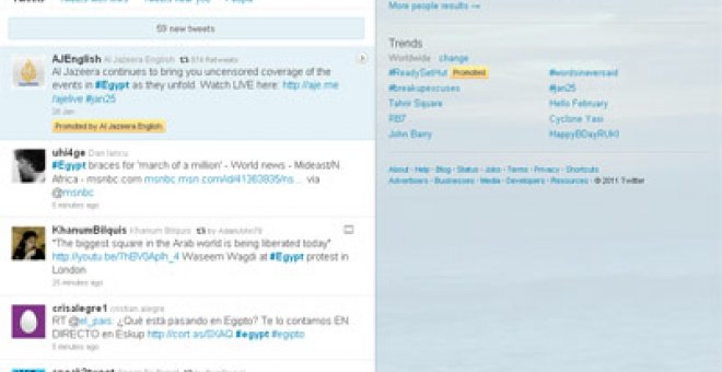 Google y Twitter se alían para poder transmitir desde Egipto sin Internet