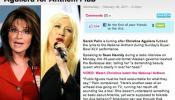 Lo que Palin no dijo de Christina Aguilera, aunque parezca mentira