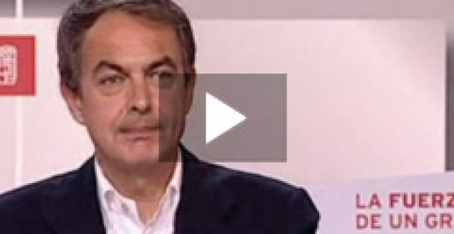 Zapatero censura a Rajoy por "mirar para otro lado"