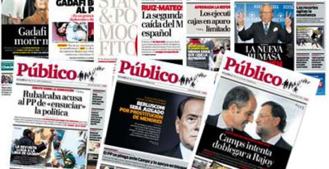 'Público' obtiene su mayor difusión, con 105.000 ejemplares diarios en enero