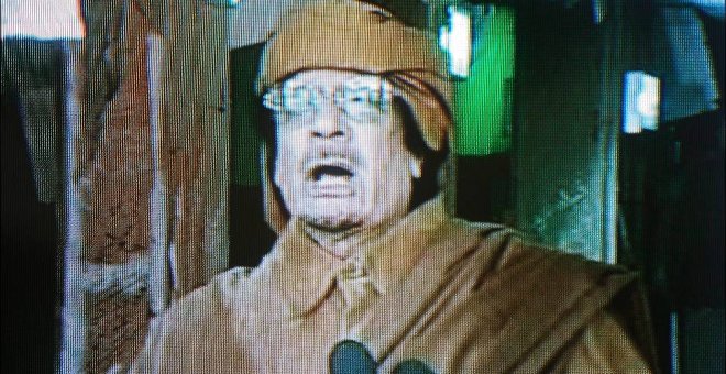 Gadafi, dispuesto a morir combatiendo a las "ratas que crean los disturbios"