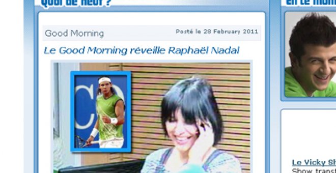Una radio belga quita el sueño al tenista Rafa Nadal