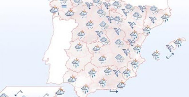 34 provincias en alerta amarilla por lluvias y tormenta