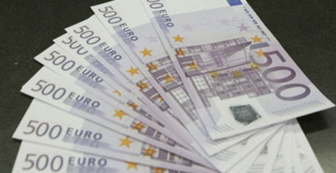 El número de billetes de 500 euros cae un 4,7% hasta mayo