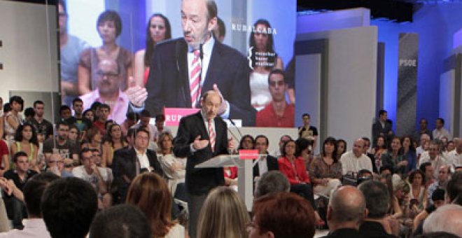 Rubalcaba: "Siento el apoyo de millones de españoles"