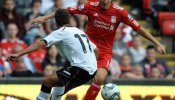 El Valencia canta en Liverpool