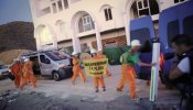 Activistas de Greenpeace abren 'oficina' en El Algarrobico