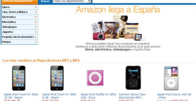 Amazon.es llega a España con mucho más que libros