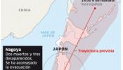 El tifón 'Roke' obliga a evacuar a más de un millón de japoneses
