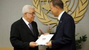Abás entrega la solicitud de adhesión de Palestina a la ONU a Ban Ki-moon
