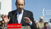 Rubalcaba acusa a los barones del PP de ser la "avanzadilla" de los recortes de Rajoy