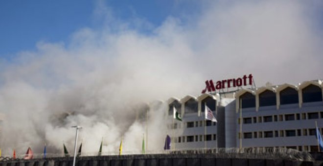 Al menos 16 heridos en un incendio en el hotel Marriott