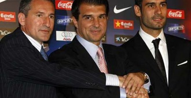 Laporta: "Guardiola busca la victoria estética"