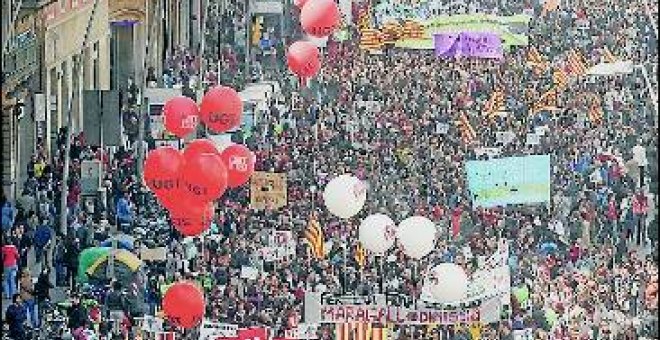 Tercera huelga en la escuela pública catalana en un año