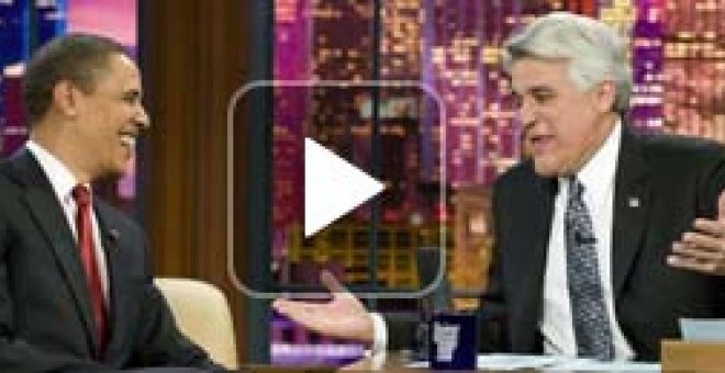 Obama se echa unas risas con Jay Leno