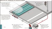 El tráfico rodado ilumina los semáforos