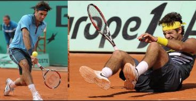 Federer doblega a Del Potro y luchará por su primer Roland Garros contra Soderling