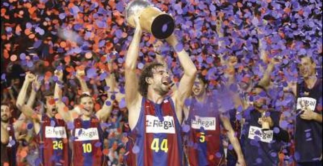 El Barça, campeón de la liga ACB