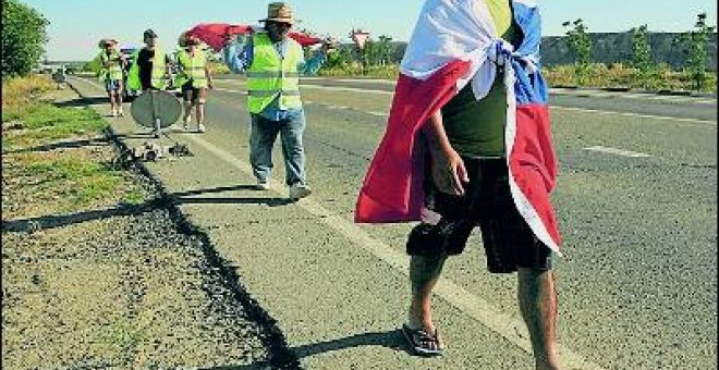 Marcha de hipotecados para pedir ayuda al Gobierno