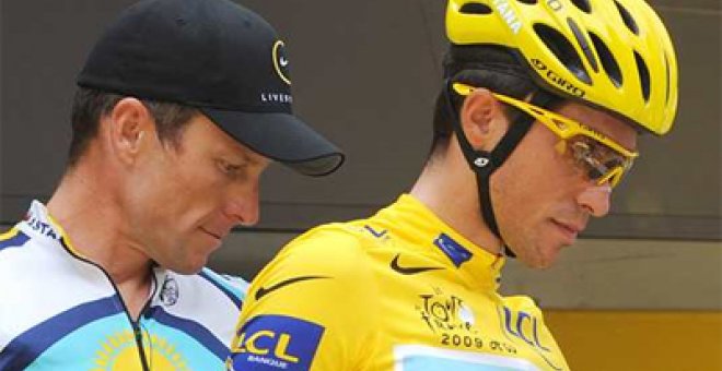 Armstrong critica a Contador por no dejarle ser el líder del equipo