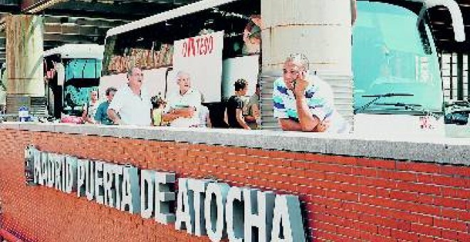 El corte del AVE por la lluvia perjudica a 8.000 viajeros