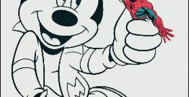 Mickey atrapa a Spider-Man