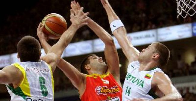 España pierde su condición de invicta ante los triples de Lituania
