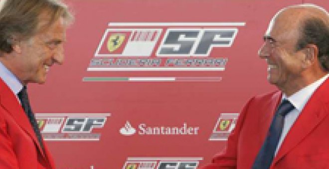 El Santander patrocinará a Ferrari durante cinco años