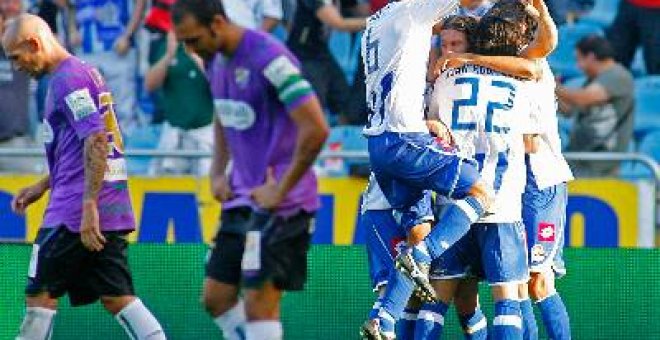 Un golazo de Filipe da una sufrida victoria al Deportivo ante el Málaga