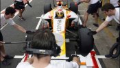 Alonso, el más rápido en los segundos libres de Interlagos
