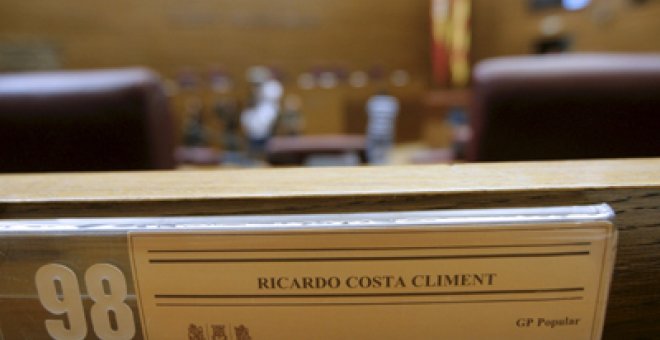 Ricardo Costa no acude al primer pleno de las Cortes
