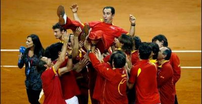 España logra su cuarta Copa Davis