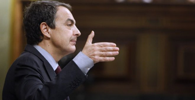 Zapatero: "Si tiene coraje, haga una moción de censura"