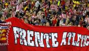 El Atlético prohibirá el acceso con símbolos del Frente al Calderón