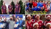 Cómo los futbolistas pierden el sentido del ridículo por Navidad