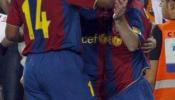 Messi guía al Barça para tumbar al Zaragoza