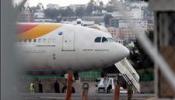 Avión de Iberia sufre accidente en la cabecera del aeropuerto de Quito