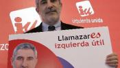 "LlamazarES izquierda útil", el lema de IU busca el voto de jóvenes e insatisfechos del PSOE