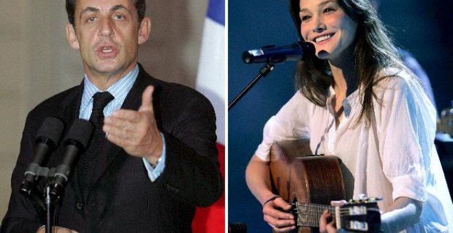 Los franceses estiman que la relación entre Sarkozy y Bruni es un asunto privado