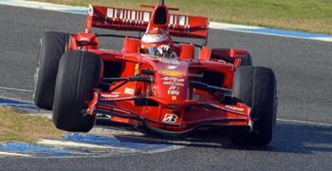 Ferrari domina la primera jornada de pruebas en Jerez