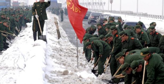 Masiva movilización del Ejército y la Policía en China para ayudar en las labores de emergencia