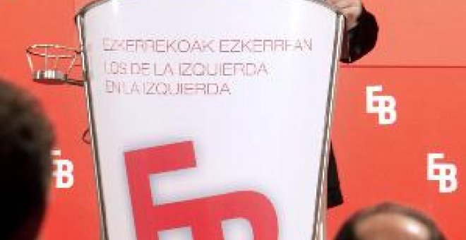 Madrazo asegura que EB será "coherente" si los tribunales exigen disolver EHAK en el Parlamento