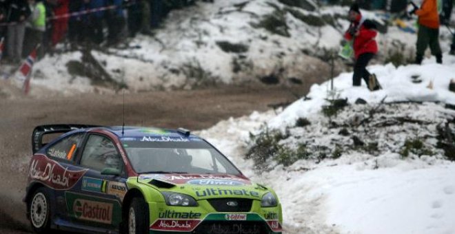 Latvala continúa líder en el Rally de Suecia, con Loeb volando sobre las pistas suecas