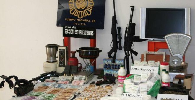 Nueve detenidos al desarticular un grupo que traficaba con cocaína en Alicante
