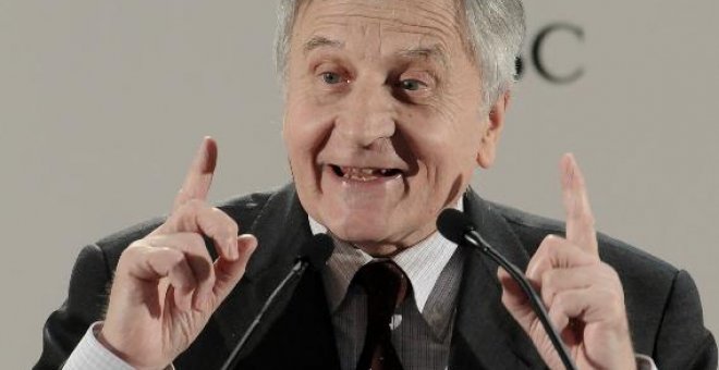 Trichet insinúa que bajar los tipos ahora sería "tirarse al lago con lluvia"