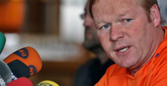 Koeman dice que si a De la Peña le dejas mucha libertad, te puede complicar la vida