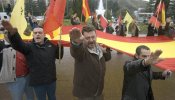 Incautadas banderas con símbolos fascistas antes de los incidentes en San Sebastián