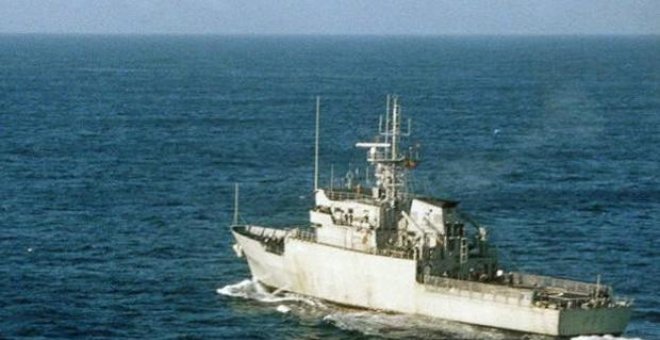 Buques de la armada de Francia y España rescatan a 7 inmigrantes a la deriva en el sur de Cartagena