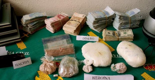 Incautados 840 kilos de hachís y detenidas cuatro personas en dos actuaciones en Canarias