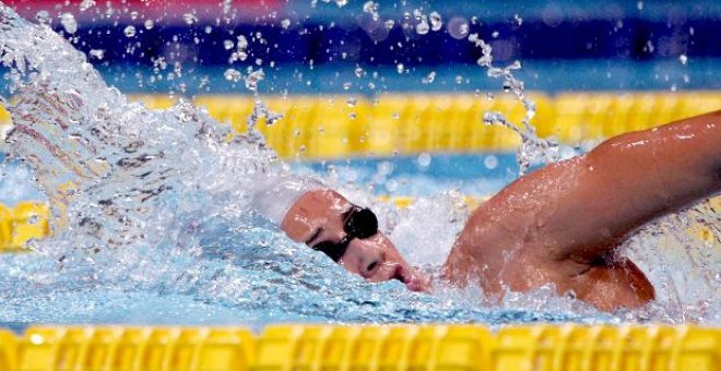 Erika Villaecija quinta en la final de los 400 libre